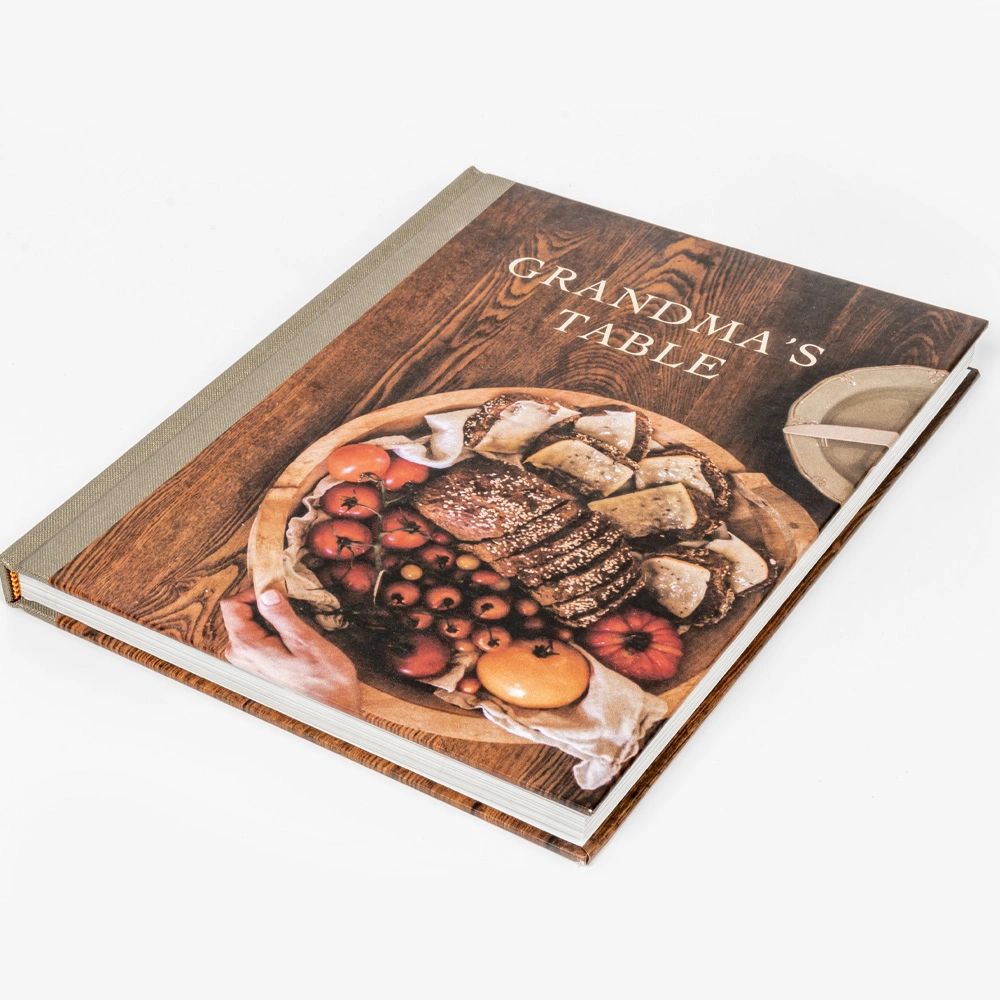 Custom Full Color Hardcover Cookbook Magazine Brochure Printing 01